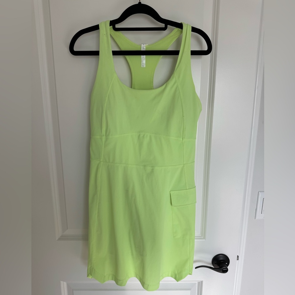 Fabletics One Cargo Dress Neon Spark
